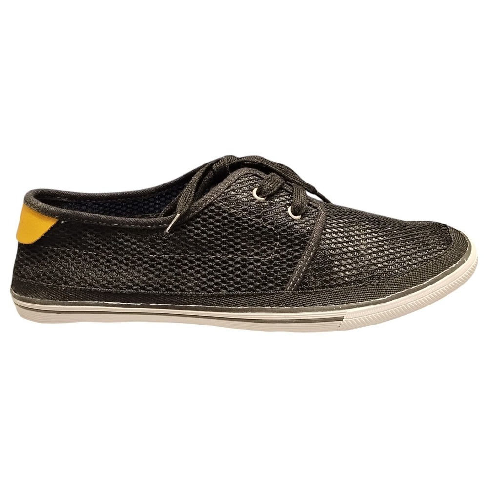 Steven‎ Madden Gomez Shoes Men's US 11 EU 44 Black White Breathable Perforated